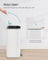 Trash Bin - Steel - Cloud White - 50 L Soft-Close Lid with Wide Non-Slip Pedal