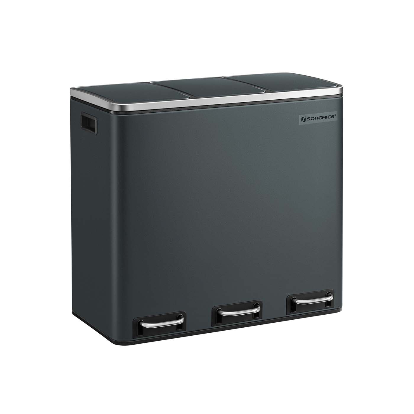 Kitchen Rubbish Bin - Stainless Steel - Fingerprint-Proof