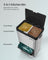 3-Compartment Kitchen Bin - Stainless Steel - Silver - Carbon Filter and Wide Pedal