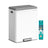 Kitchen Bin - Steel and Plastic - Cloud White