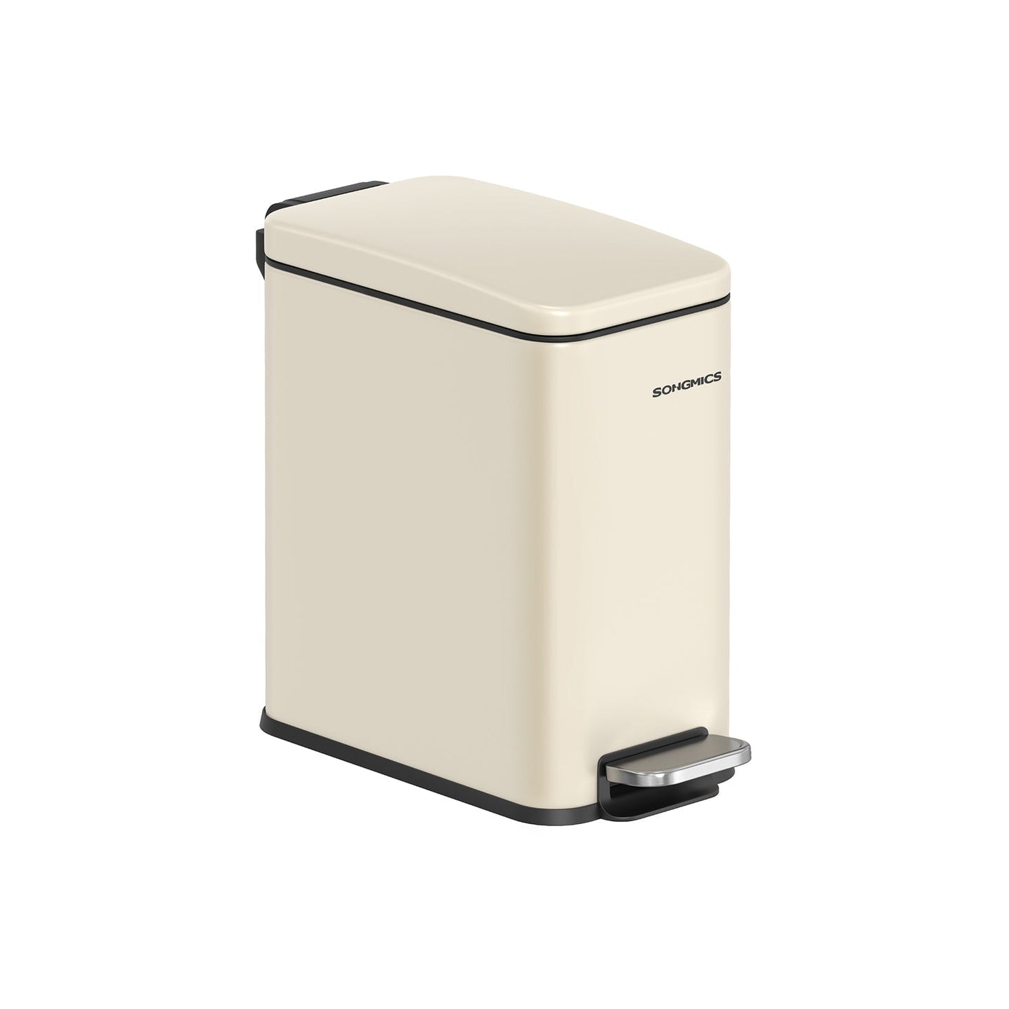 Bathroom Pedal Bin - Steel - Sand Beige - Soft Close
