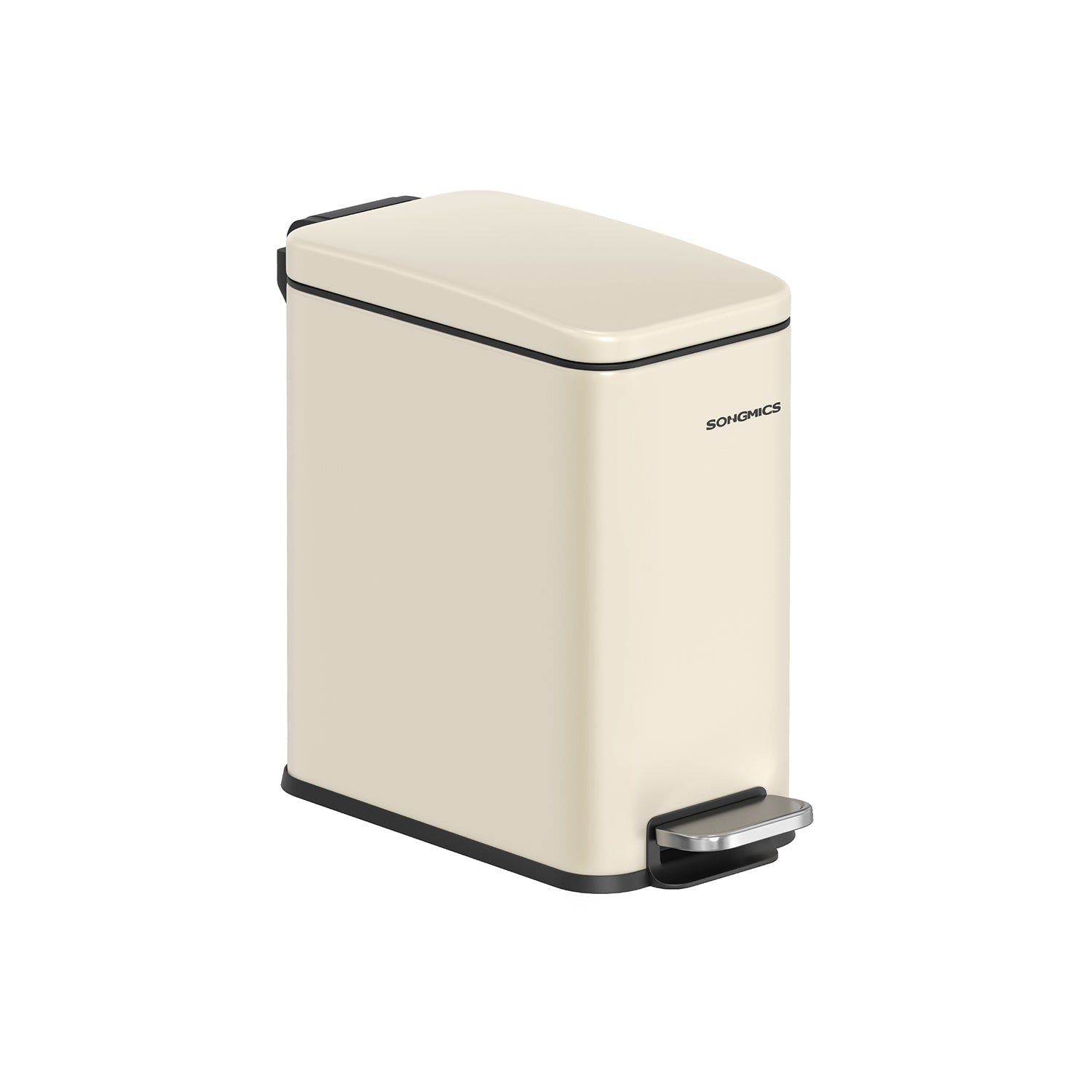 Bathroom Pedal Bin - Steel - Sand Beige - Soft Close