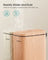 Small Bathroom Bin - Soft Close Pedal 5L - Steel - Peach Fuzz