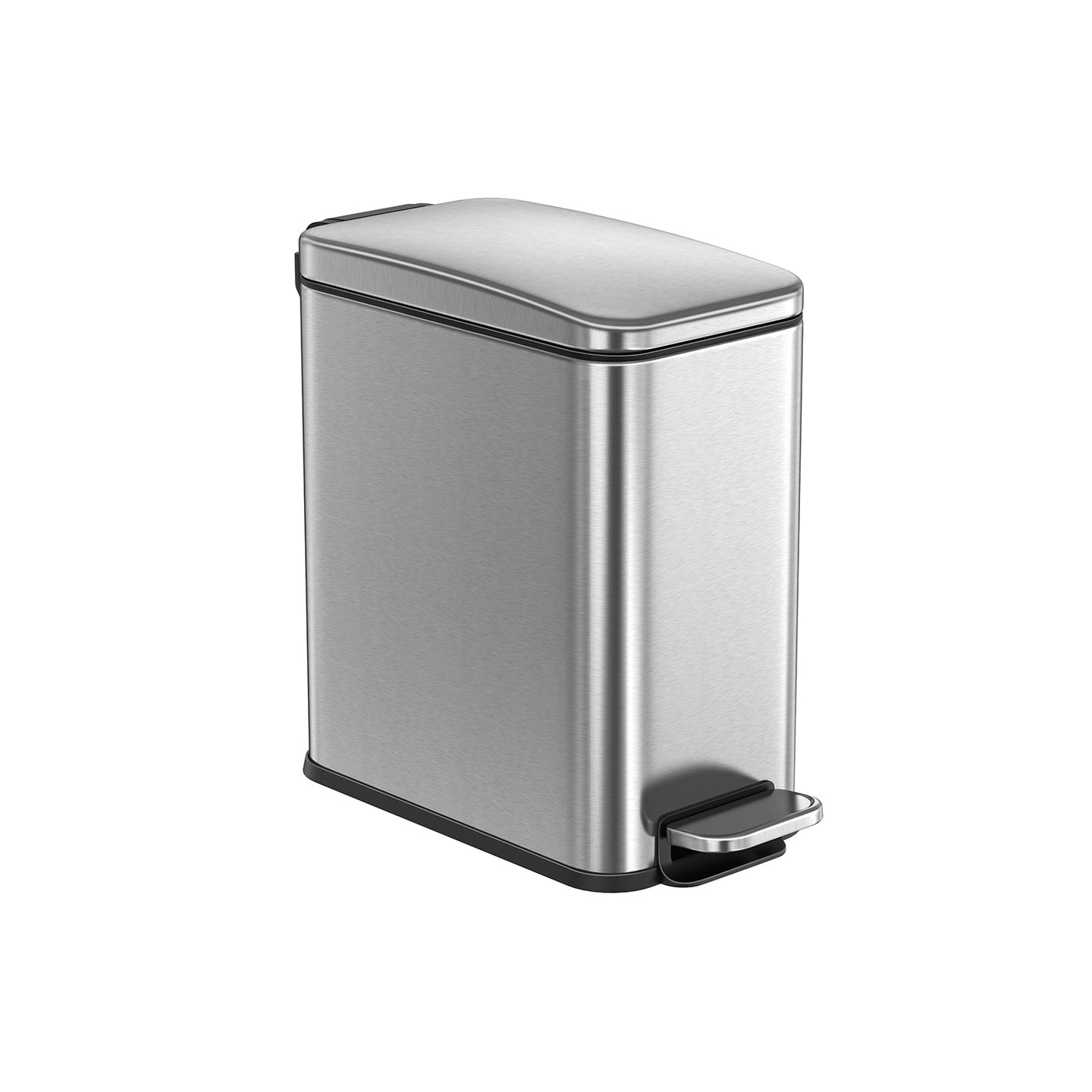 10L Steel Bathroom Bin - Soft Close