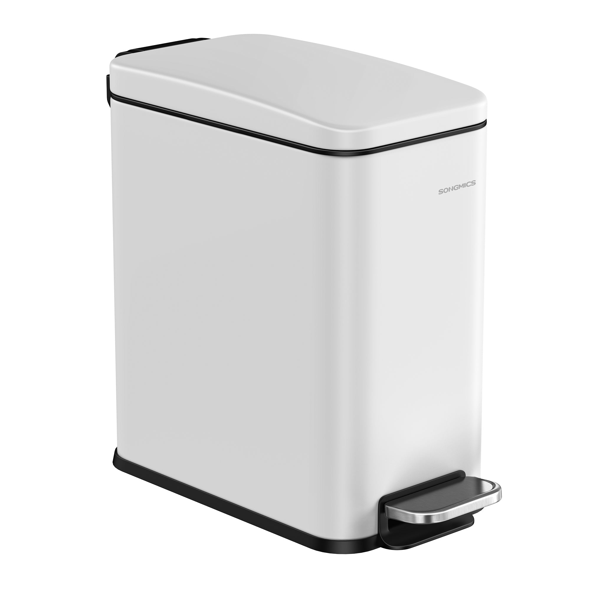 10L Steel Bathroom Bin - Soft Close