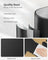 Dual Compartment Recycling Bin - Plastic - Slim Design