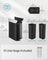 Dual Compartment Recycling Bin - Plastic - Slim Design