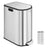 Double Kitchen Bin - Metallic Silver - Dual Compartment