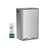 Stainless Steel Recycling and Waste Bin Set - 2 x 30L with Pedal - Silver