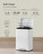 Kitchen Trash Can - 50L - Steel - Soft-Close Lid
