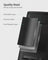 Small Bathroom Bin - Steel - Silver - Pedal Design with Soft-Close Lid
