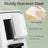 Bathroom Bin - Steel - White - 6L Soft-Close Lid for Compact Spaces