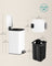 Pedal Toilet Bin - Steel - Silver - 6L Capacity with Soft-Close Lid