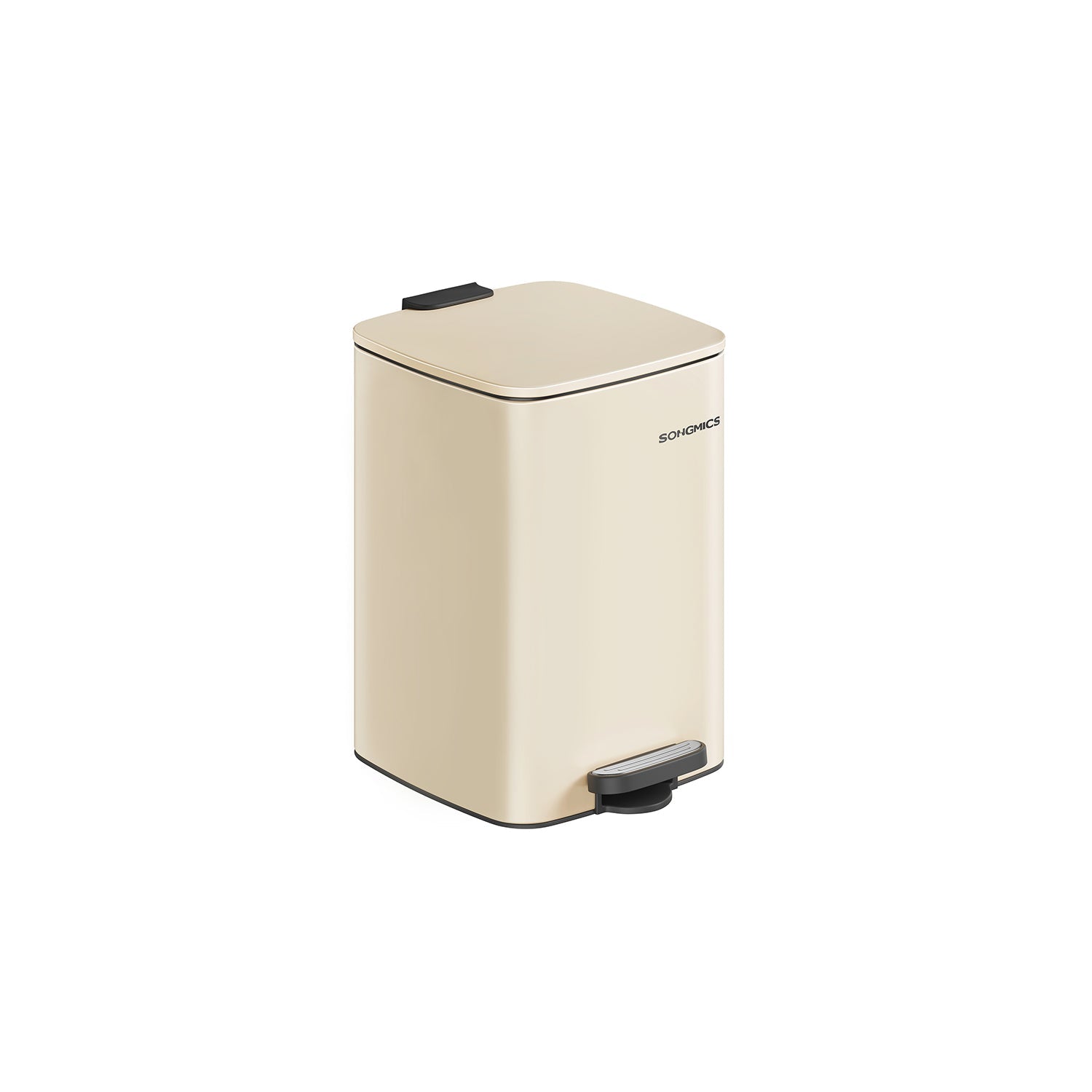 Steel Kitchen Pedal Bin - 20 L - Sand Beige - With Inner Bucket