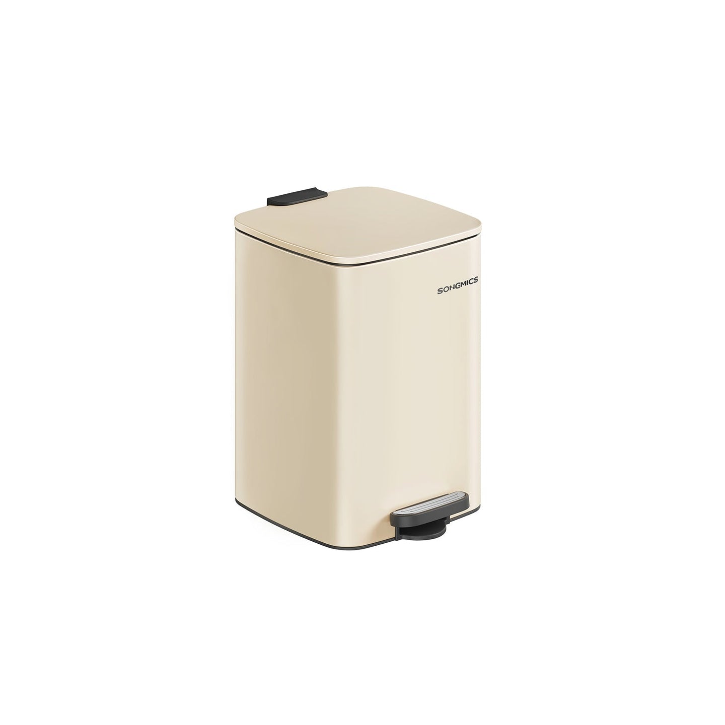 Steel Kitchen Pedal Bin - 20 L - Sand Beige - With Inner Bucket