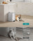 Kitchen Bin - 20 L with Inner Bucket - Steel - Metallic Silver