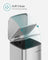 Kitchen Bin - 20 L with Inner Bucket - Steel - Metallic Silver
