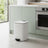 Pedal Waste Bin - Stainless Steel - White - Soft Close and Stay Open Feature