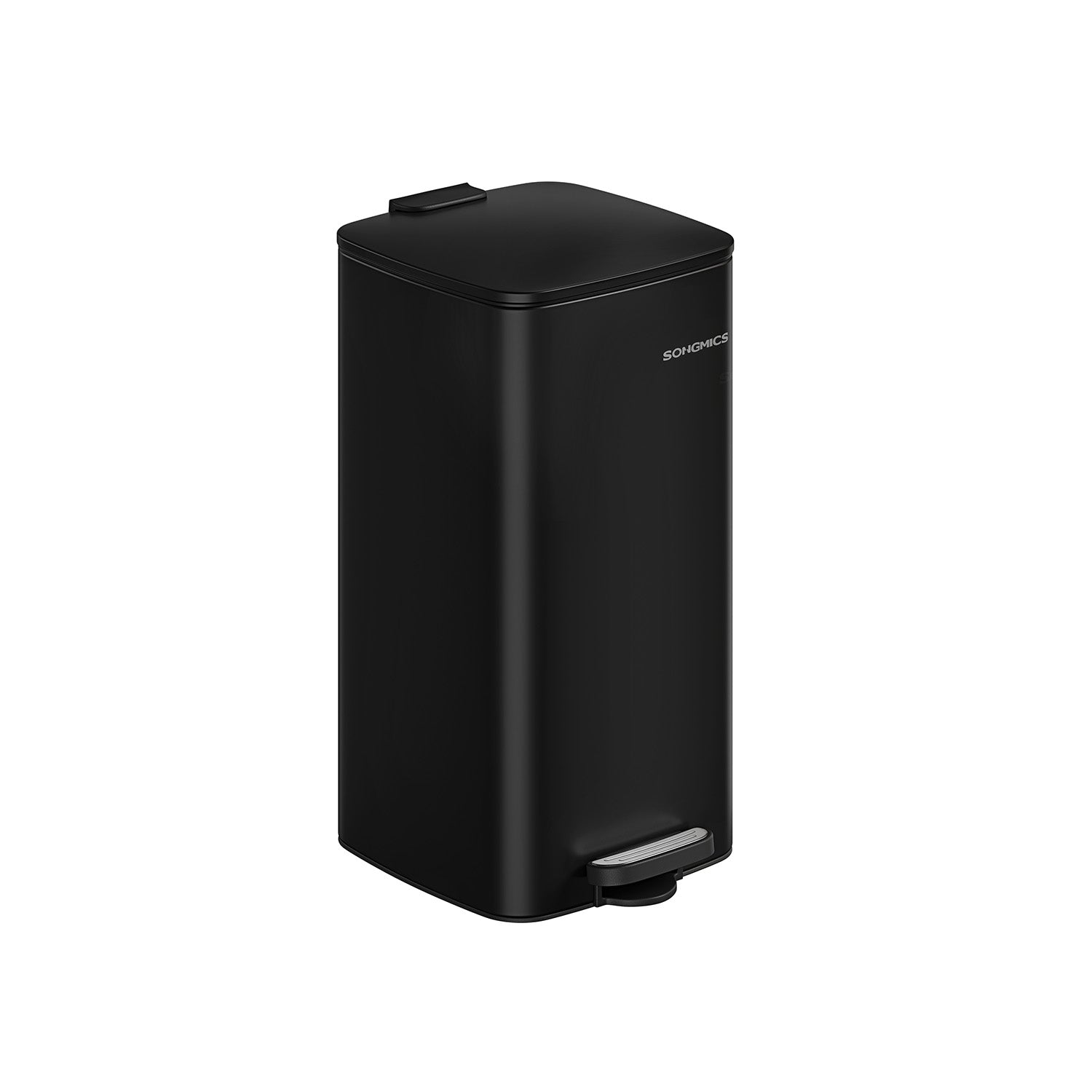 Pedal Bin - 30 L with Inner Bucket - Steel - Ink Black
