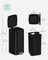 Pedal Bin - 30 L with Inner Bucket - Steel - Ink Black
