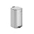 Kitchen Bin - Steel - Metallic Silver - 30 L Capacity with Inner Bucket