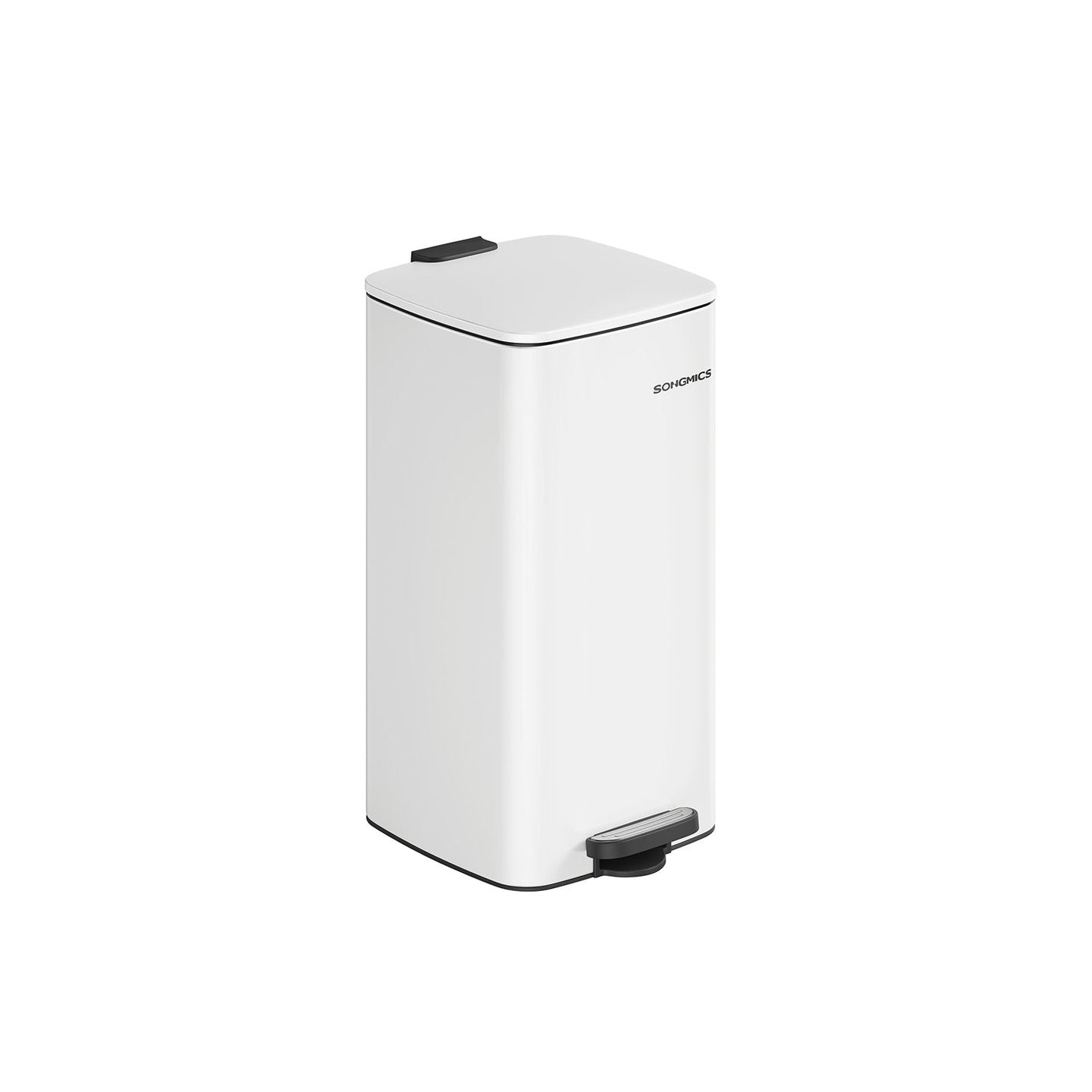 Kitchen Bin - 30 L with Inner Bucket - Steel - Cloud White