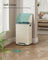 Kitchen Bin - Steel Bin and Plastic Inner Bucket - Cream