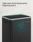 Kitchen Bin - Stainless Steel - Ink Black - 50 L with Soft Close and Removable Inner Bucket
