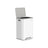Kitchen Bin - Stainless Steel - Cloud White - 50 L Capacity with 15 Bin Bags