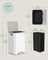 Kitchen Bin - Stainless Steel - Cloud White - 50 L Capacity with 15 Bin Bags