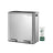 Step-Open Waste Bin - Metal - Cream - Dual Compartment with Soft Closure