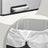 Pedal Rubbish Bin - Stainless Steel - Silver - Dual Compartment with Soft-Close and Plastic Inner Buckets