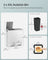 Dual Compartment Trash Can - 2 x 30L Capacity - Stainless Steel - Fingerprint Proof