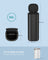 Automatic Rubbish Bin - Steel - Ink Black - Motion Sensor with Ozone Odour Control and Stay-Open Lid