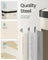 13-Gallon ( ) Steel Motion Sensor Kitchen Bin - Steel and Plastic - Cream