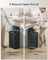 Motion Sensor Kitchen Bin - Steel - Ink Black - 13-Gallon Capacity with Automatic Opening and Soft Close Lid