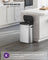 Motion Sensor Kitchen Bin - Steel - Ink Black - 13-Gallon Capacity with Automatic Opening and Soft Close Lid