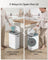 13-Gallon ( ) Steel Motion Sensor Kitchen Bin - Steel and Plastic - White