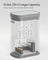 13-Gallon ( ) Steel Motion Sensor Kitchen Bin - Steel and Plastic - White