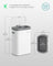 13-Gallon ( ) Steel Motion Sensor Kitchen Bin - Steel and Plastic - White