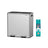 Dual Compartment Recycling Bin - Metal - Black - Pedal-Activated with Soft Close Lids