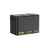 Triple Kitchen Bin - Steel - Ink Black - Colour-Coded Pedals for Waste Separation