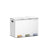 Triple Kitchen Bin - Steel - Ink Black - Colour-Coded Pedals for Waste Separation