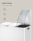 Triple Kitchen Bin - Steel - Cloud White - Colour-Coded Pedals for Waste Separation