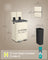 Kitchen Bin Dual-Compartment Pedal Soft-Close Lid - Steel