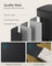 Dual Compartment Pedal Bin - Steel - Ink Black - Soft-Close Lid with Inner Buckets
