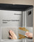 Kitchen Bin Dual-Compartment Pedal Soft-Close Lid - Steel - Silver