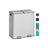 Double Kitchen Bin - Stainless Steel - Metallic Silver - Soft-Close Lids with Removable Inner Buckets
