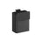 8L Steel Hanging Kitchen Bin - Silver - Lid Included
