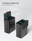 Hanging Kitchen Bin - Steel - Ink Black - 8L Capacity with Lid and Hooks